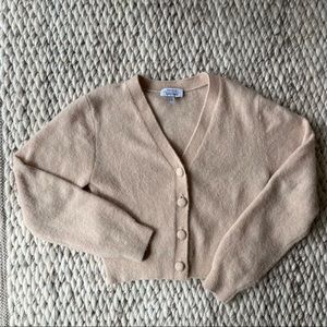 &other stories alpaca cardigan